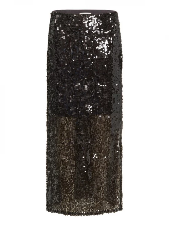 Foto van product SOAKED IN LUXURY Rok 'Cochella' donkerbruin