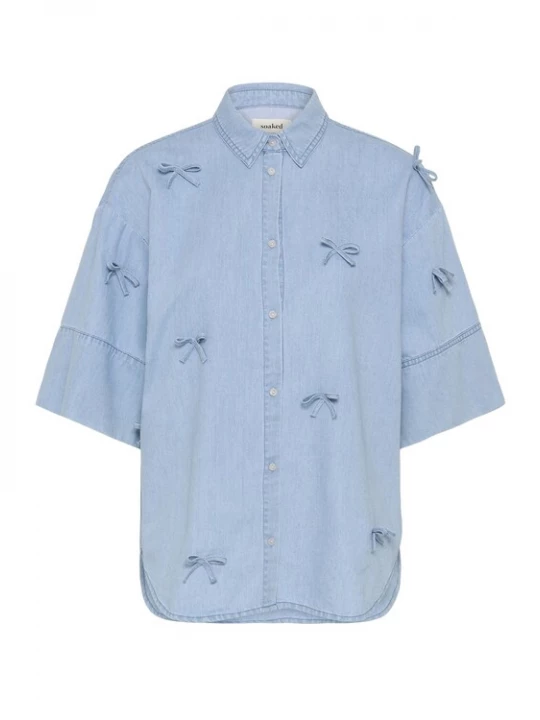 Foto van product SOAKED IN LUXURY Shirt blauw denim