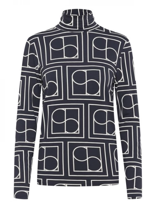 Foto van product SOAKED IN LUXURY Shirt 'Hanadi' donkergrijs / wit