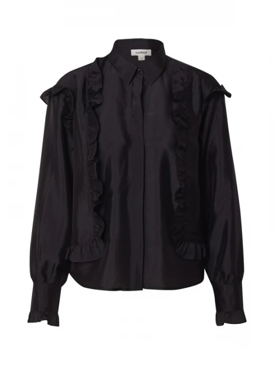 Foto van product SOAKED IN LUXURY Shirt 'Karolina' zwart