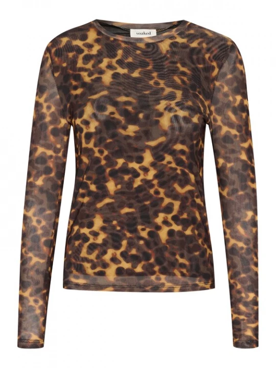 Foto van product SOAKED IN LUXURY Shirt 'Kerrie' karamel / bruin gemêleerd