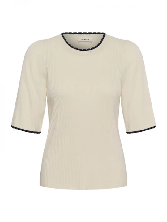 Foto van product SOAKED IN LUXURY Shirt 'Lysandra Adrianna' zwart / wit