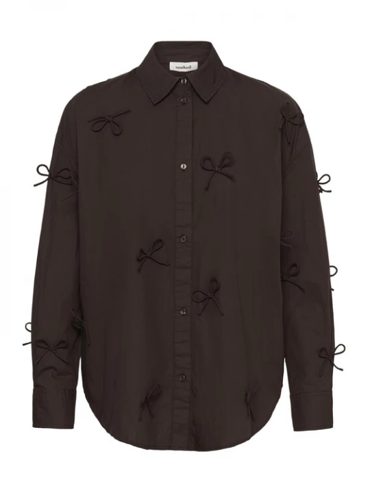 Foto van product SOAKED IN LUXURY Shirt mokka