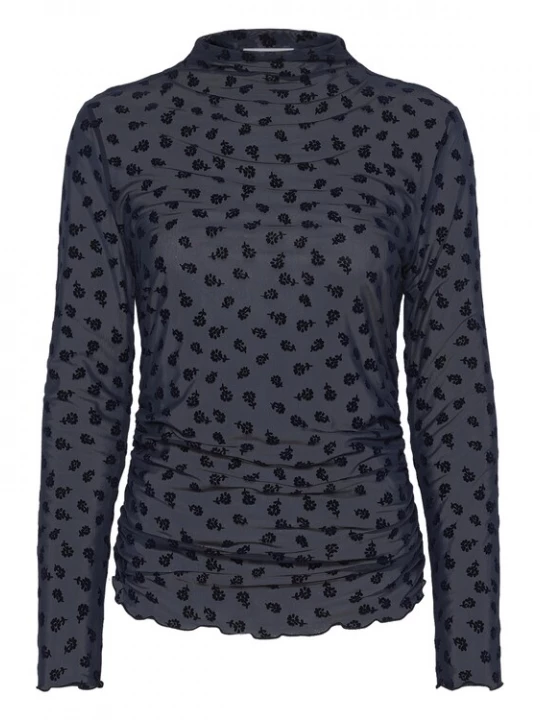 Foto van product SOAKED IN LUXURY Shirt 'SLSeren' donkerblauw / zwart