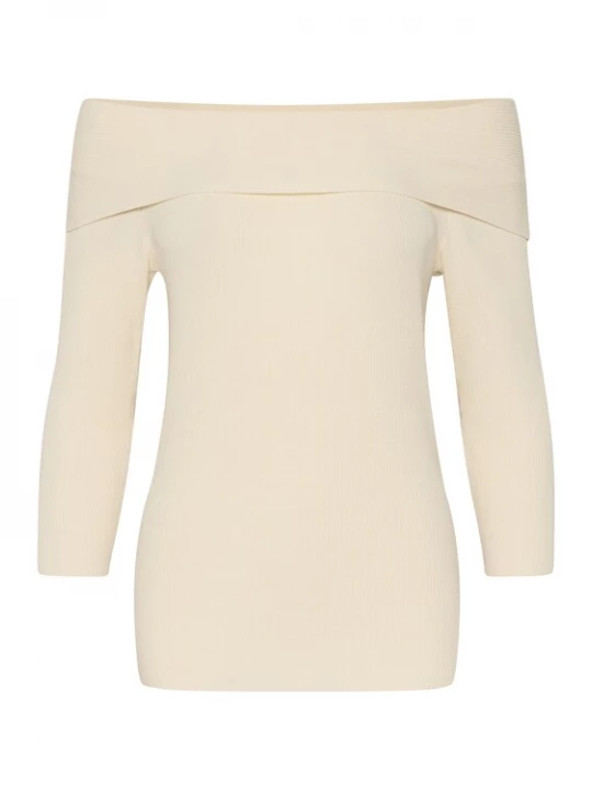 Foto van product SOAKED IN LUXURY Trui 'Indianna' eierschaal