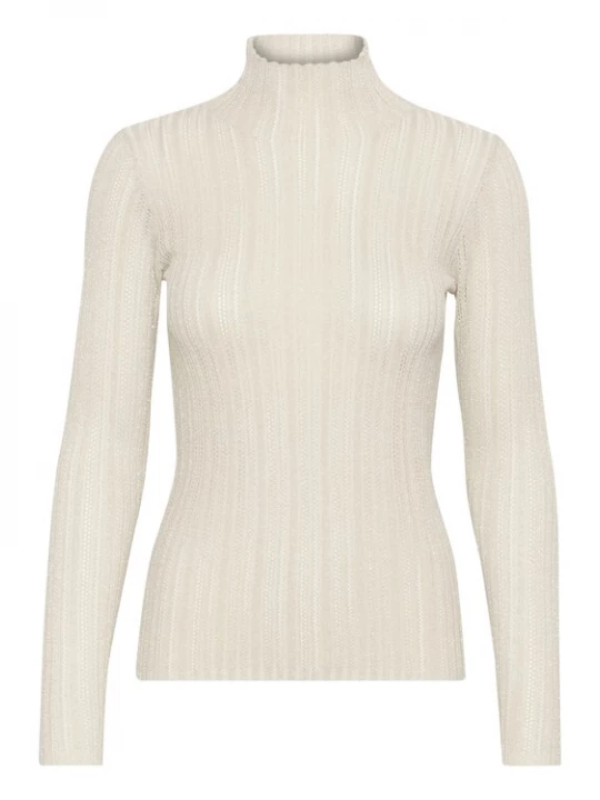 Foto van product SOAKED IN LUXURY Trui 'Laisa' crème / zilver