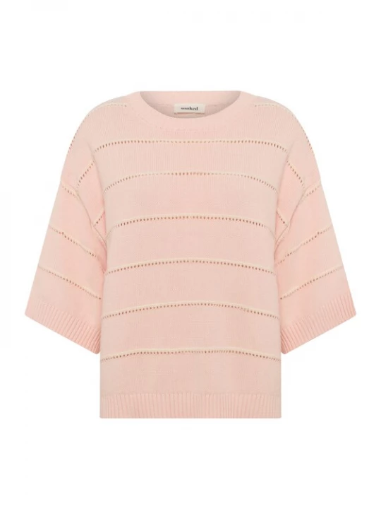 Foto van product SOAKED IN LUXURY Trui 'Rava Romy ' rosa / poederroze / zwart