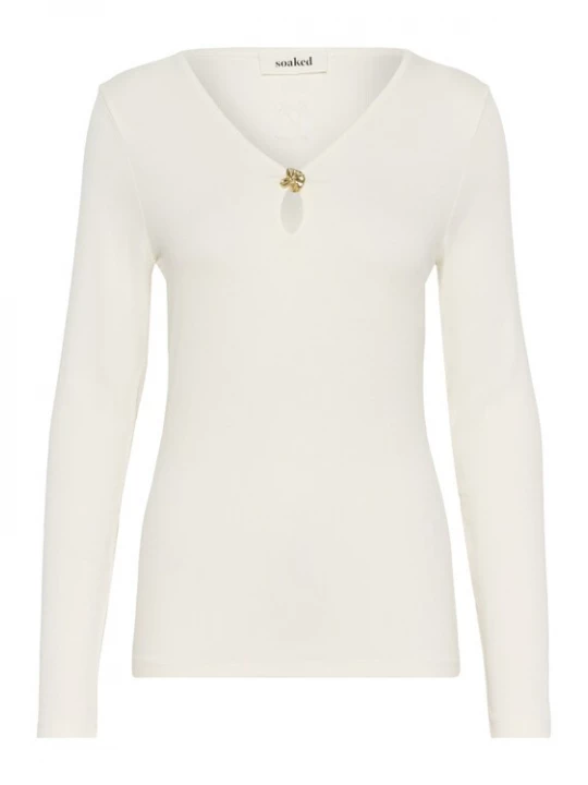 Foto van product SOAKED IN LUXURY Trui 'SLNaida' ecru