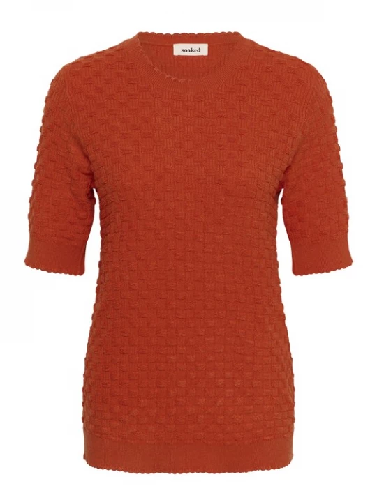 Foto van product SOAKED IN LUXURY Trui 'SLSpina' oranje