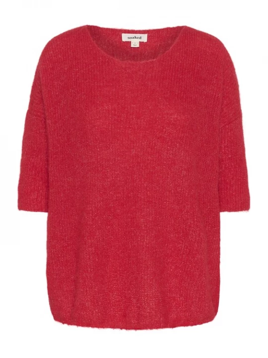 Foto van product SOAKED IN LUXURY Trui 'Tuesday' cranberry