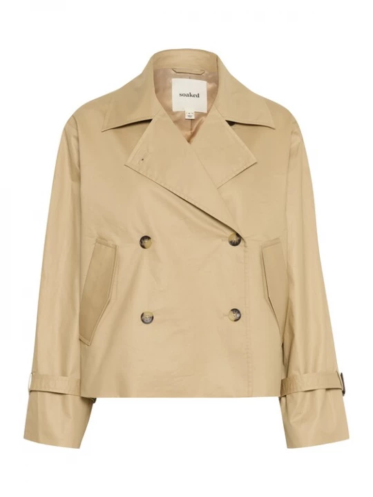 Foto van product SOAKED IN LUXURY Tussenjas 'Favne' beige