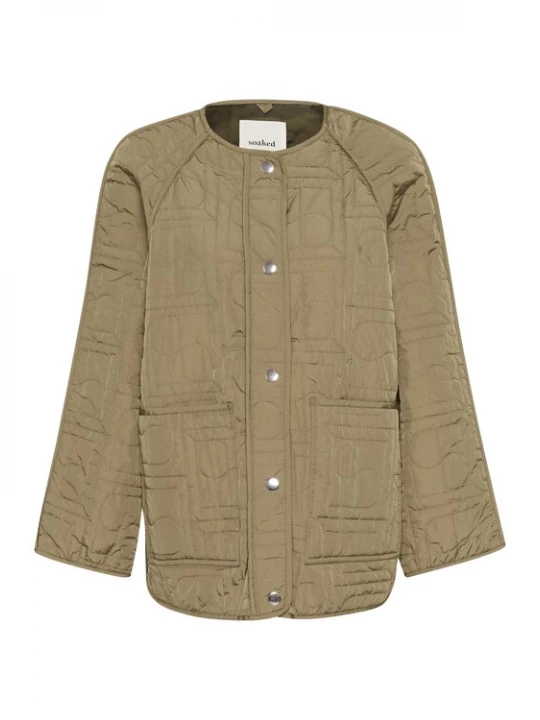 Foto van product SOAKED IN LUXURY Tussenjas 'Jackline' olijfgroen