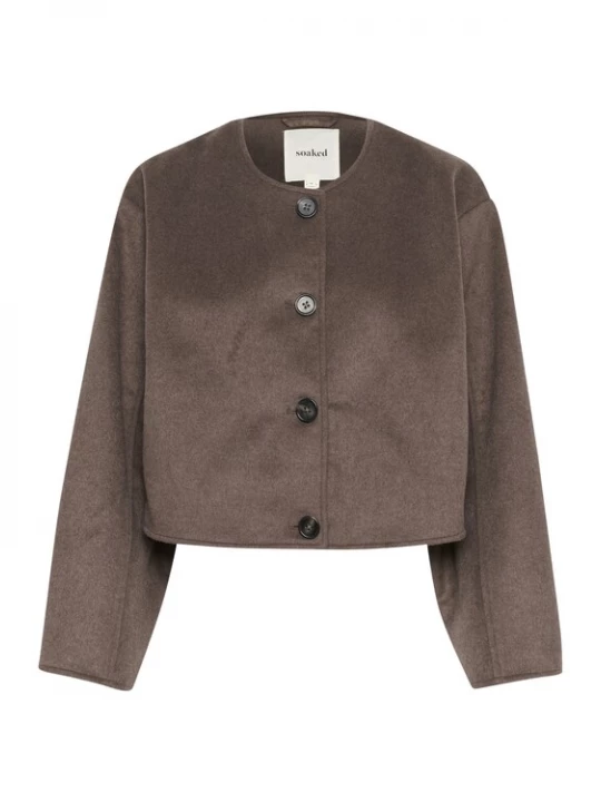 Foto van product SOAKED IN LUXURY Tussenjas 'Jada' ombergrijs