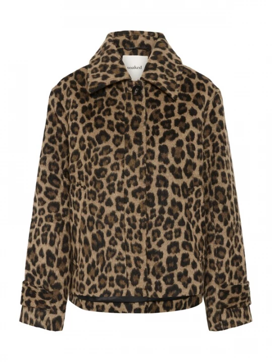 Foto van product SOAKED IN LUXURY Tussenjas 'Leony Akeleje' bruin / cappuccino / zwart