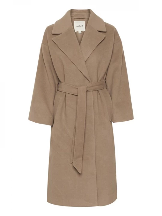 Foto van product SOAKED IN LUXURY Tussenjas 'Rubie' donkerbeige