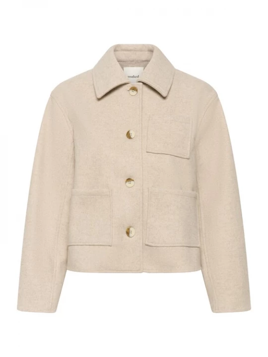 Foto van product SOAKED IN LUXURY Tussenjas 'SLZephyr' beige