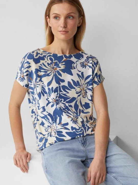 Foto van product Soepel jersey shirt met oversized schouders s.Oliver