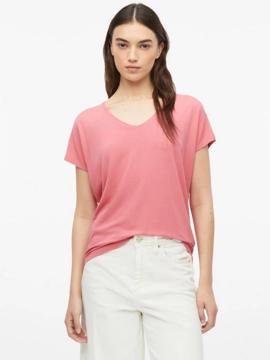 Foto van product Soepel vallend jersey shirt met verlaagde schouders s.Oliver roze