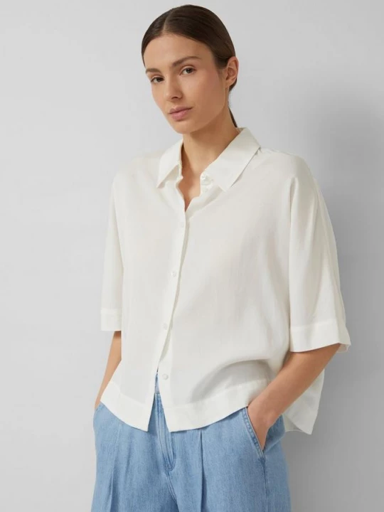 Foto van product Soepel vallende blouse van lyocell s.Oliver crème