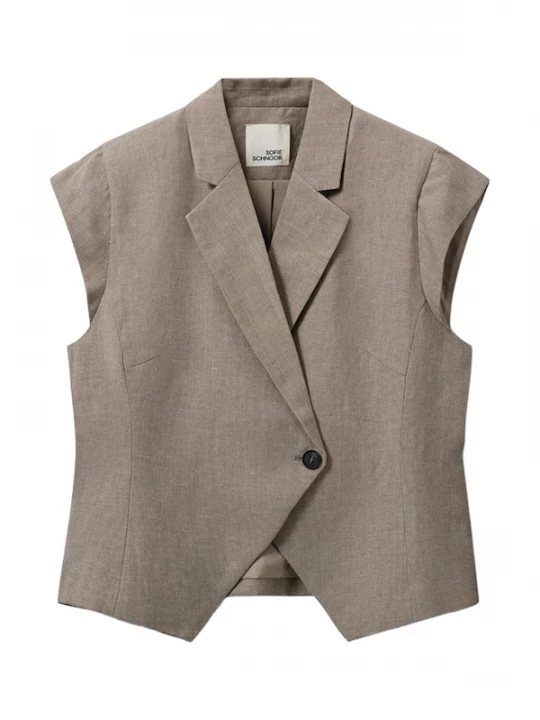 Foto van product Sofie Schnoor Gilet 'MAJSESW' donkerbeige