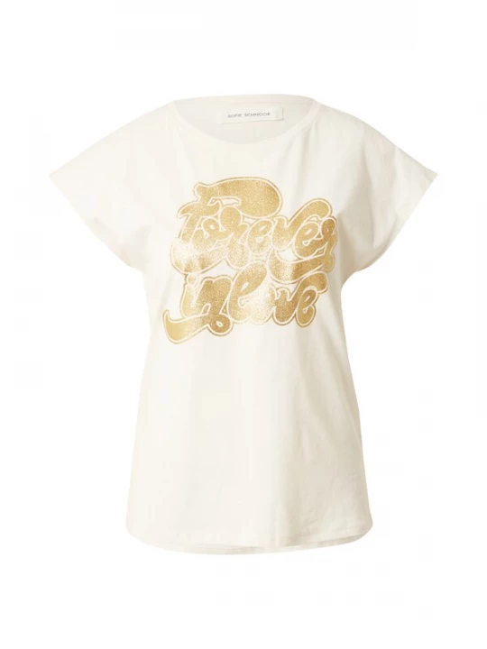 Foto van product Sofie Schnoor Shirt 'NIKOLINE' goud / offwhite