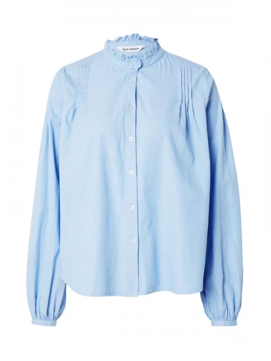 Foto van product Soft Rebels Blouse 'Gabi' duifblauw