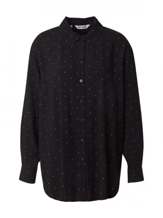 Foto van product Soft Rebels Blouse 'Margot' zwart / wit
