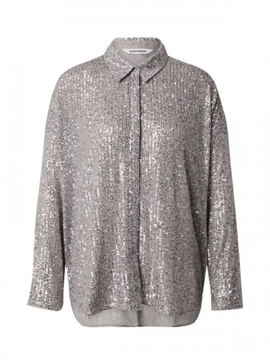 Foto van product Soft Rebels Blouse 'SRAviana' grijs