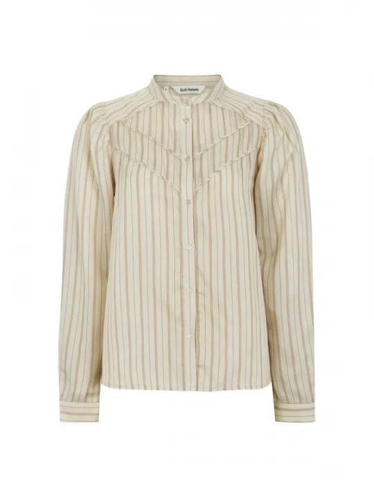 Foto van product Soft Rebels Blouse 'SRCharlotte' beige / bruin