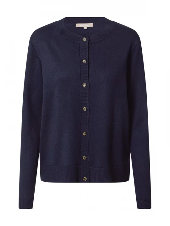 Foto van product Soft Rebels Gebreid vest 'Marla' nachtblauw
