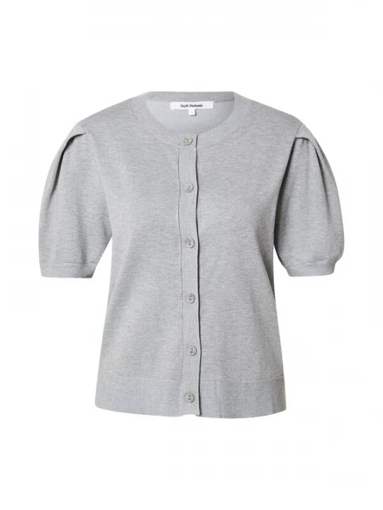 Foto van product Soft Rebels Gebreid vest 'SRMarla' grijs