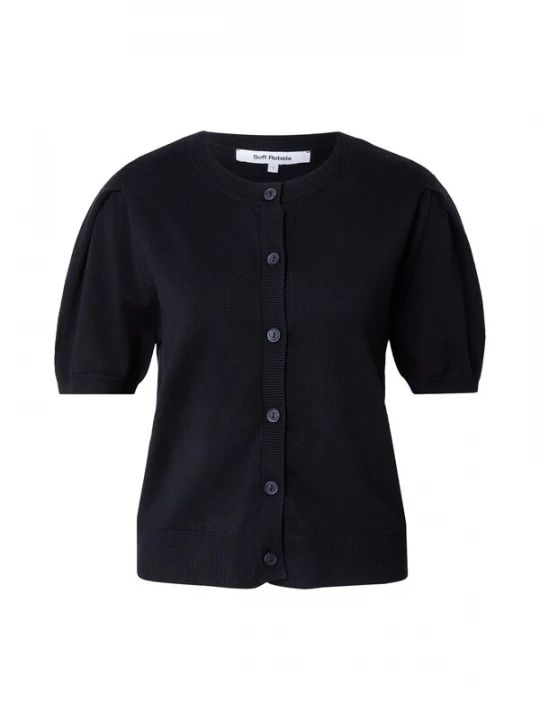 Foto van product Soft Rebels Gebreid vest 'SRMarla' zwart