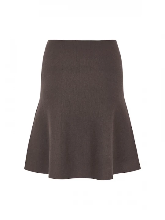 Foto van product Soft Rebels Rok 'Henrietta' donkerbruin