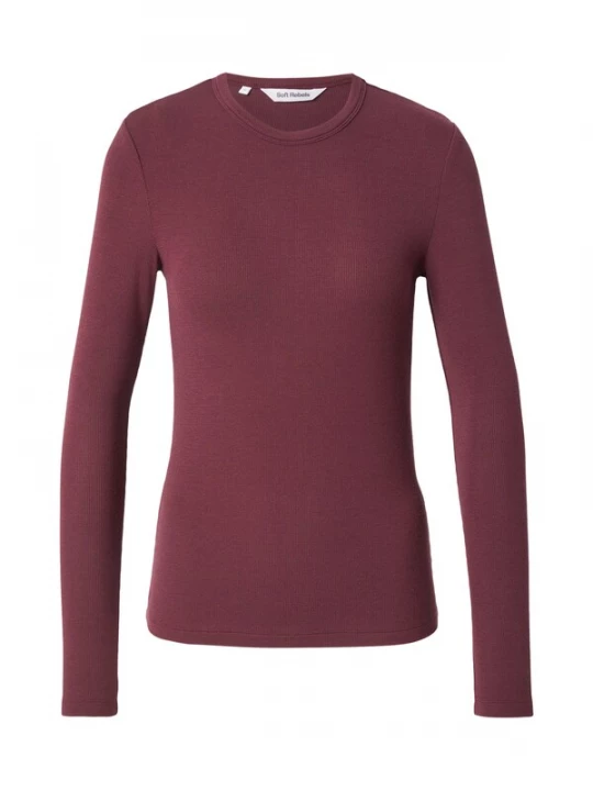 Foto van product Soft Rebels Shirt 'Fenja' bourgogne