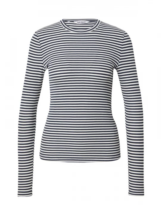 Foto van product Soft Rebels Shirt 'Fenja' donkerblauw / wit