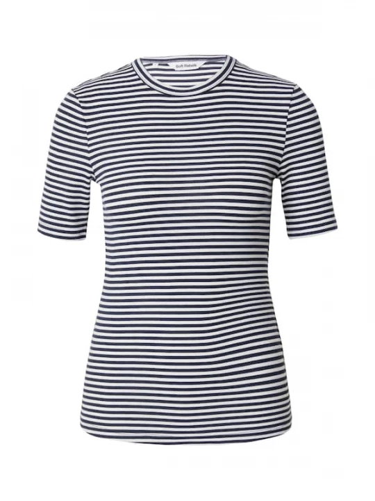 Foto van product Soft Rebels Shirt 'Fenja' marine / wit