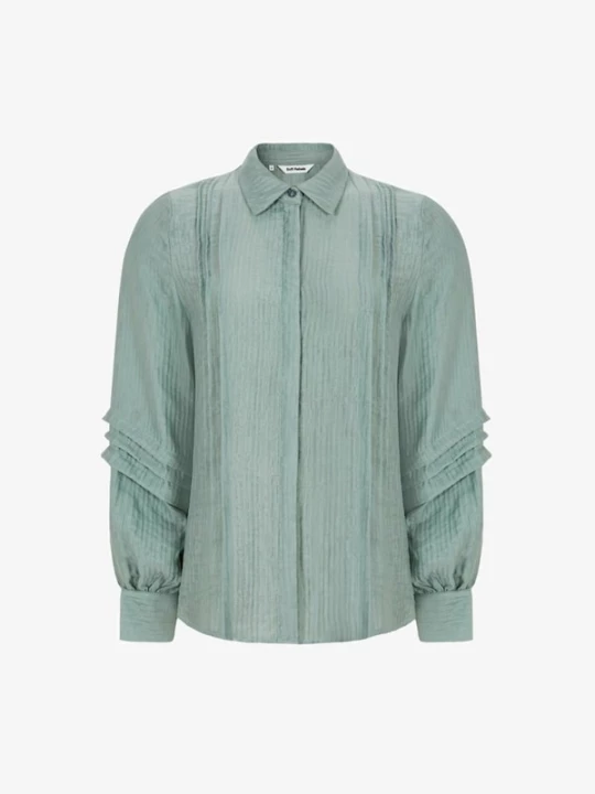 Foto van product Soft Rebels Shirt ' SRCelyse ' turquoise