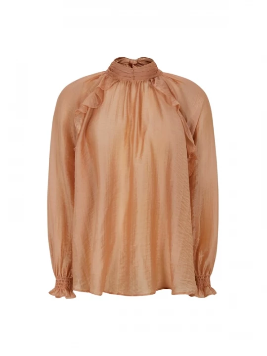 Foto van product Soft Rebels Shirt ' SRRachel ' zalm roze
