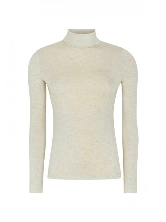 Foto van product Soft Rebels Shirt 'SRRoman' beige gemêleerd