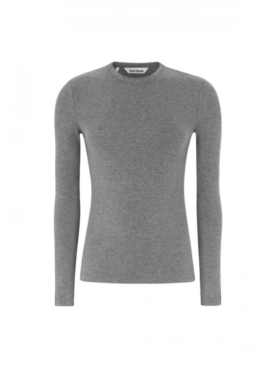 Foto van product Soft Rebels Shirt 'SRRoman' grijs gemêleerd