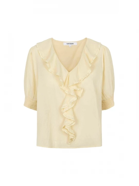 Foto van product Soft Rebels Shirt ' SRTahnee ' beige