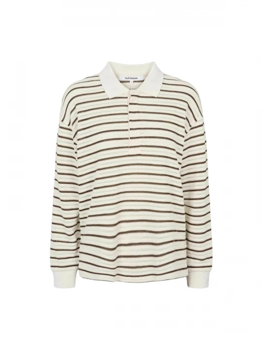 Foto van product Soft Rebels Top ' SRSoleil ' sepia