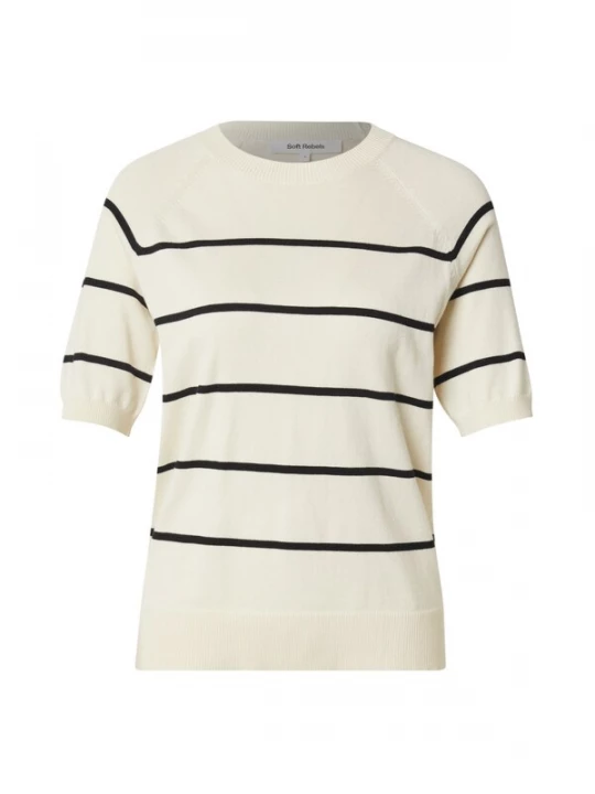 Foto van product Soft Rebels Trui 'Marla' beige / zwart
