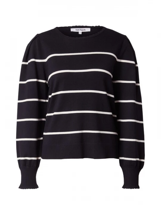 Foto van product Soft Rebels Trui 'SRAnalia' zwart / wit