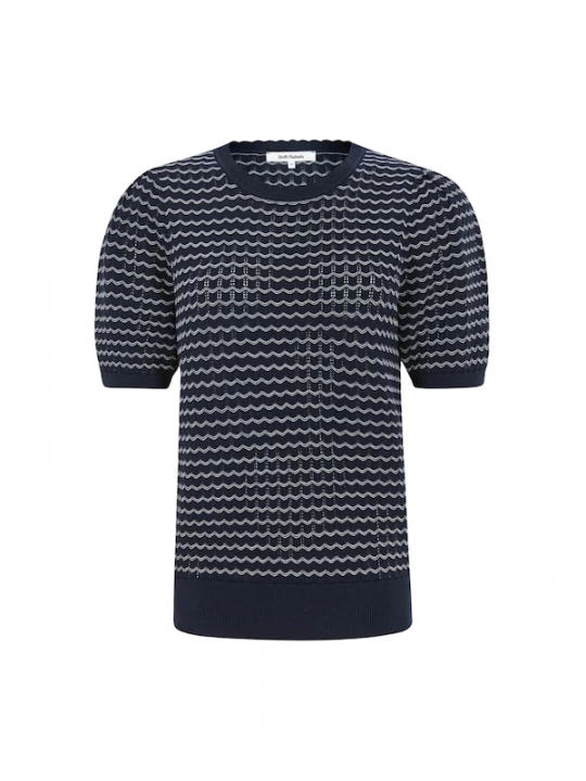 Foto van product Soft Rebels Trui ' SRMayan ' nachtblauw