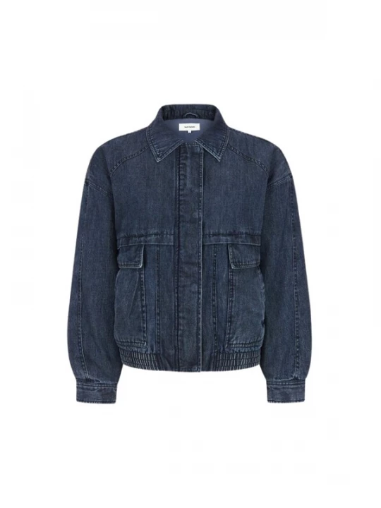 Foto van product Soft Rebels Tussenjas ' SRBindi ' blauw denim