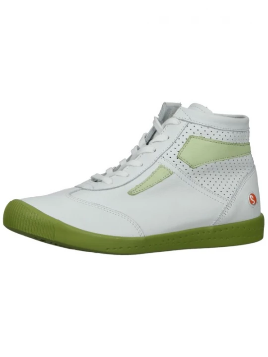 Foto van product Softinos Sneakers hoog groen / wit