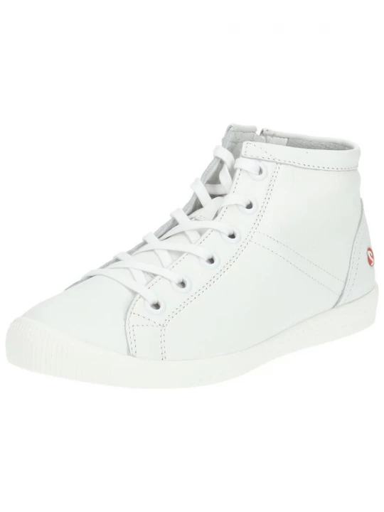 Foto van product Softinos Sneakers hoog neonrood / wit