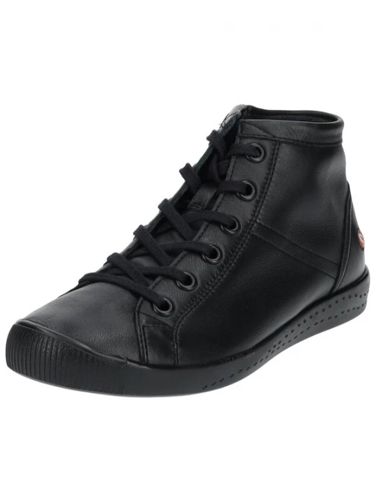 Foto van product Softinos Sneakers hoog neonrood / zwart / wit