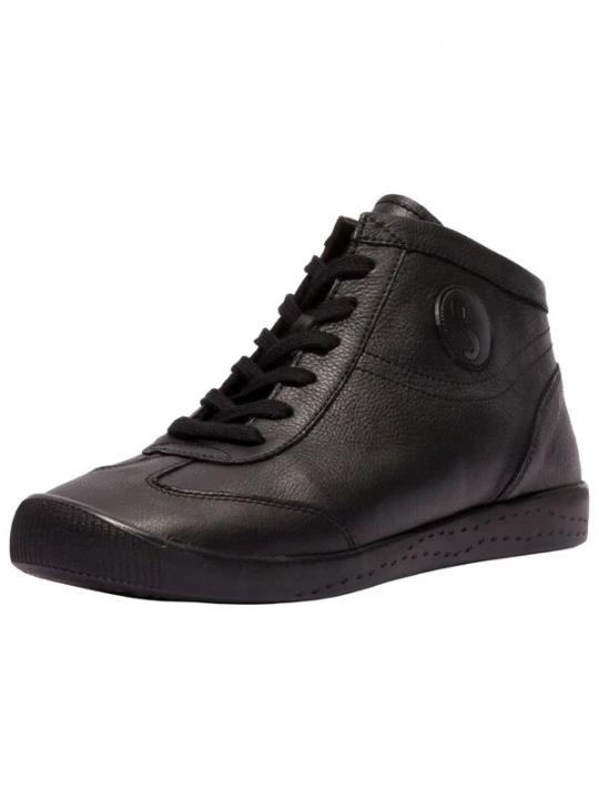 Foto van product Softinos Sneakers hoog zwart
